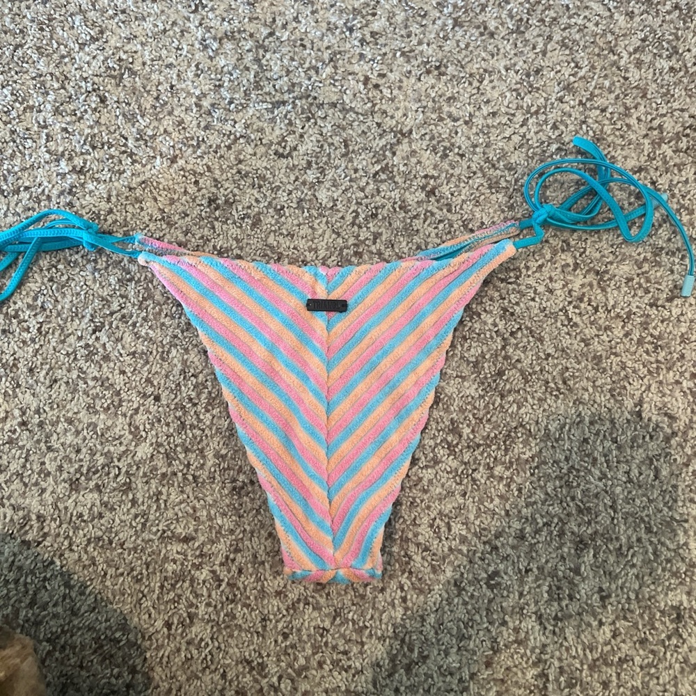Triangl Swimwear Blue and Pink Chevron Bikini - Picture 2 of 2